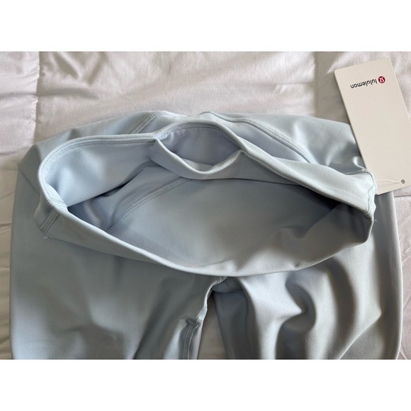 New Lululemon Wunder Under Size 8 Senseknit HR Tight 25" Starch Blue Compression - Picture 10 of 11